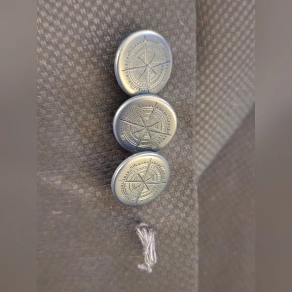 Nautica Navy Blue Men's Blazer Suit Coat Jacket 42R Navy Blue - Picture 10 of 10